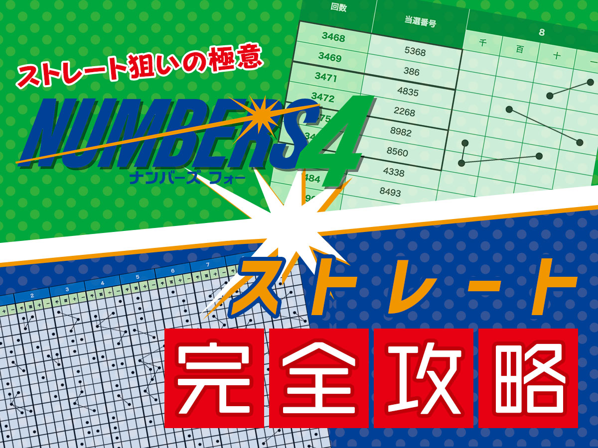 【ナンバーズ4】ストレート完全攻略